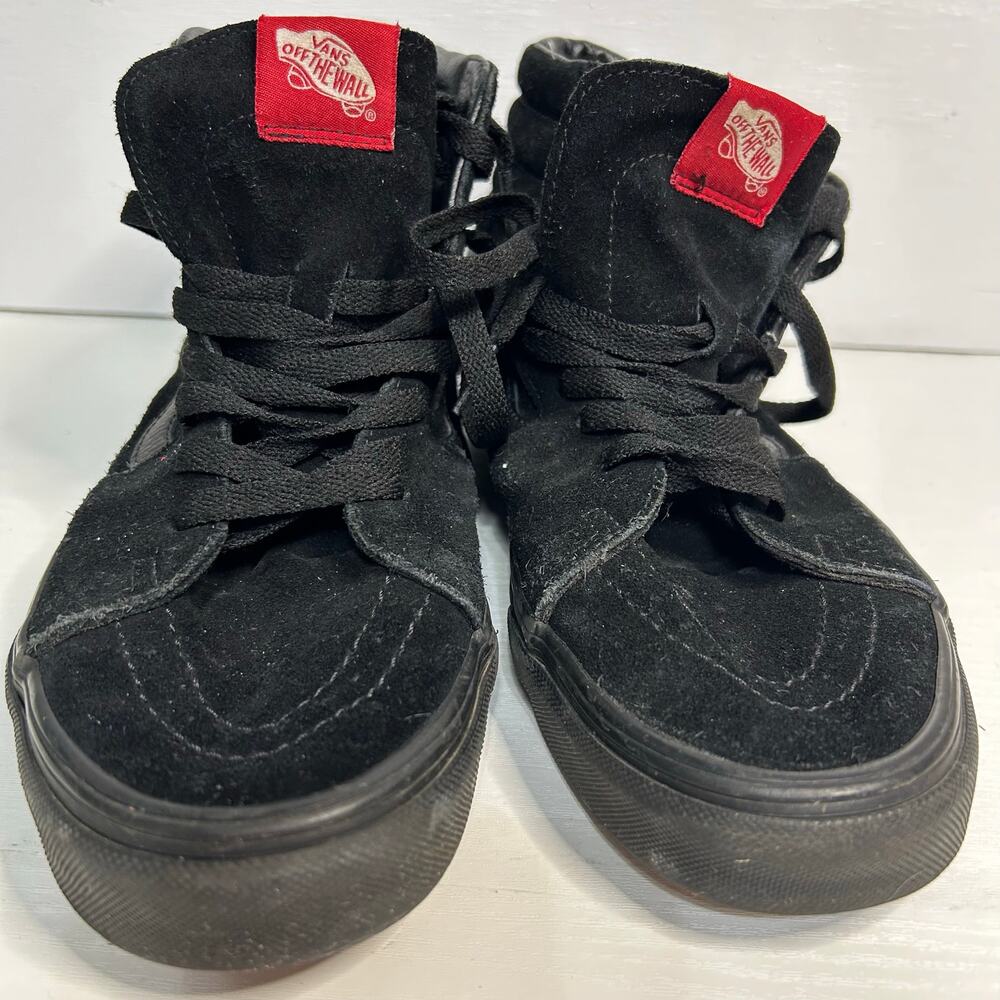 Vans Sk8-Hi Black Suede High Tops Men’s 8 Women’s 9.5